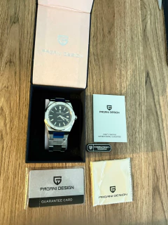 Pagani Design Pd-1673 Royal Oak (Plateado con Negro) Automatico - Simax Shop SAS