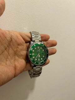 Reloj Poedagar 901 Carekiso (Plateado con Verde) en internet