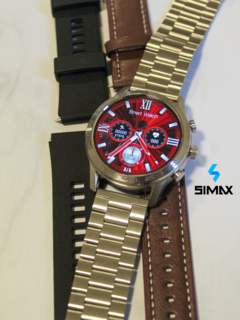 Smartwatch Dt70 + (Triple Malla) Plateado - Simax Shop SAS