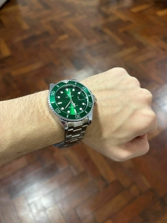 Reloj Poedagar 901 Carekiso (Plateado con Verde) - Simax Shop SAS