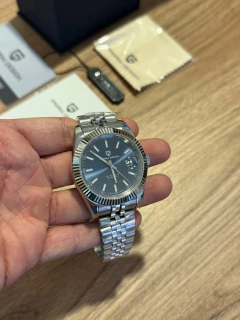 Pagani Design Pd-1645 (Plateado con Azul) Automatico - tienda online