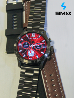 Smartwatch Dt70 + (Triple Malla) Negro - Simax Shop SAS