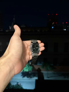 Reloj Poedagar 821 (Plateado con Verde) - tienda online