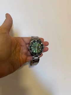 Pagani Design Pd-1617 (Plateado con Verde) Automatico - tienda online