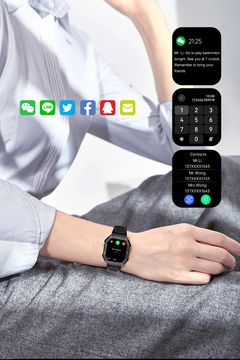 SmartWatch DT108 Negro - Simax Shop SAS