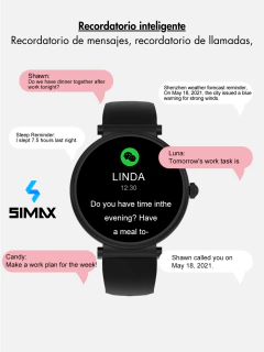 Imagen de SMARTWATCH DT109 Negro