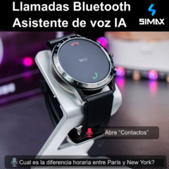 Smartwatch Dt70 + (Triple Malla) Plateado