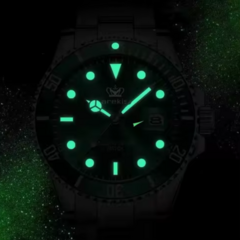 Reloj Poedagar 901 Carekiso (Plateado con Verde) - comprar online