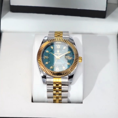 Reloj Poedagar 910 (Dorado con Celeste) - comprar online