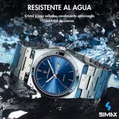 Reloj Poedagar 930 Trace Classic (Plateado con Blanco Gold) - Simax Shop SAS