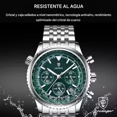 Reloj Poedagar Precision Elite (Plata con Azul) - Simax Shop SAS