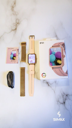 SMARTWATCH DT V1 Rosa - Simax Shop SAS