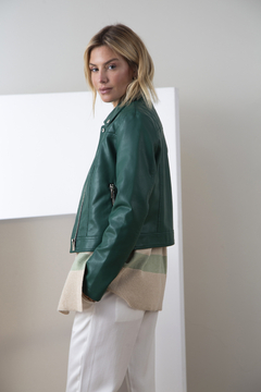CAMPERA ECOCUERO OJOROJO SASHA - diamondblue