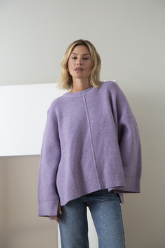 SWEATER OJOROJO YAMILA ART 758 LILA