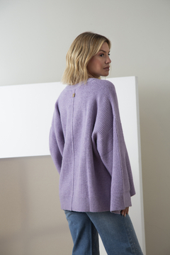 SWEATER OJOROJO YAMILA ART 758 LILA - comprar online