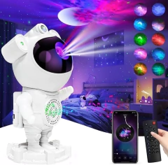 Proyector lunar astronauta con parlante y control - comprar online