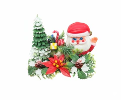Centro de mesa navideño con Papá Noel - comprar online
