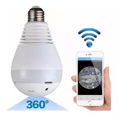 Descripción Te presentamos una cámara de seguridad IP Wi-Fi 360 para exteriores en color blanco. Este dispositivo de vigilancia para el hogar cuenta c