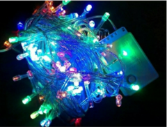 luces led x100 multicolor x8mt de largo