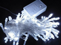 luces led x100 blanca fria x8 mt