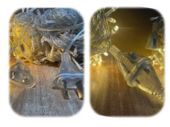 cortina de luces de 4mt x100 luces led especial para balcones interconectable en internet