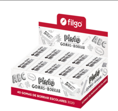 GOMA FILGO X40 UNIDADES BLANCA