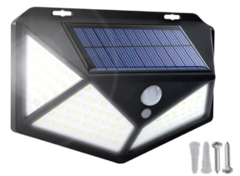 panel reflectos de 100 led en varias posiciones solar
