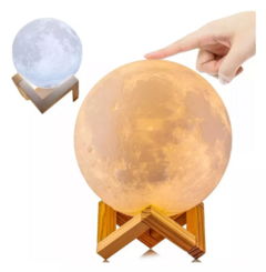 velador luna grande varios colores con base - comprar online