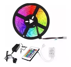manguera rgb de varios colores con control de 5mt