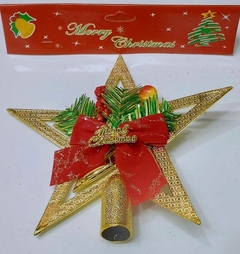 puntal estrella con moño de 22cm