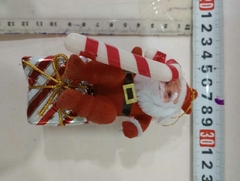 adorno papa noel decorado x unidad