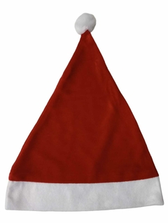 gorro de p,noel grande y terciopelado