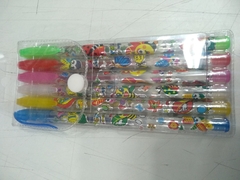 lapicera gel x6