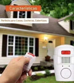 alarma inahalambrica con sensor y control remoto en internet