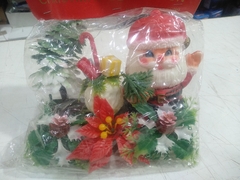 Base p.noel con accesorios y árbol 15x8cm
