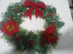 Coronas decoradas con moño