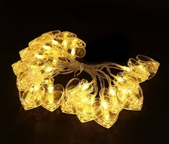 Luces en forma de corazon x20
