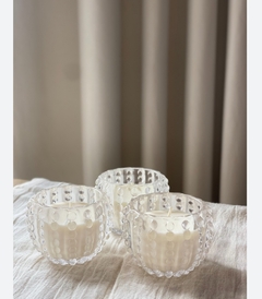 caramelera chic de vidrio labrada - comprar online