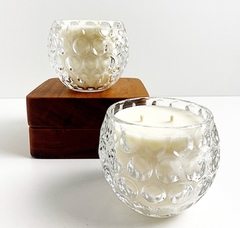 caramelera chic de vidrio labrada
