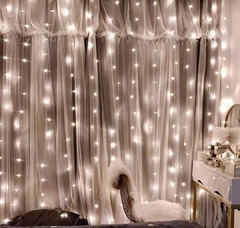 cortina de luces de 3x2 mt con prolongador y 8 funciones