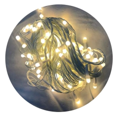 luz lamparita bolitas en calido de 10mt y prolongador - comprar online