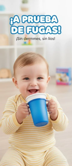 Vaso 360° Magic Cup – 280 ml Antiderrames