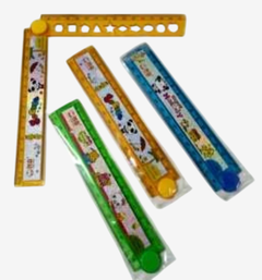 Regla plegable de 30cm con formas - comprar online