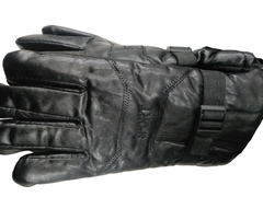 guante tipo cuerina con piel y broche - comprar online