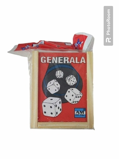 Generala en caja de madera