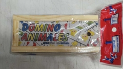Juego de domino en caja de madera - tienda online