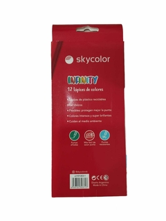 caja de lápices de colores sky color x12u - comprar online