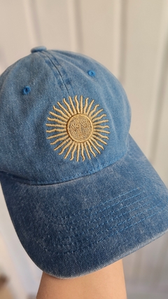 GORRA DENIM GASTADA SOL (elegir color)
