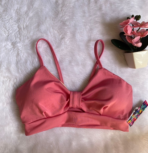 Top c/bojo Laço ( Rosa BB )
