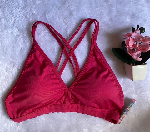 Top c/bojo 3 Formas ( Rosa Choque )